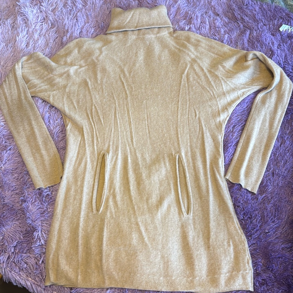 Garnet Hill Cashmere and Merino blend tunic sweater - L